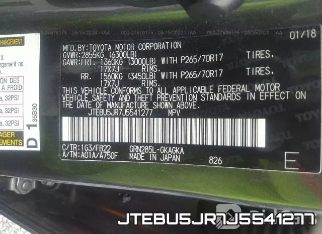 JTEBU5JR7J5541277