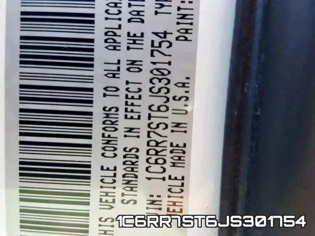 1C6RR7ST6JS301754