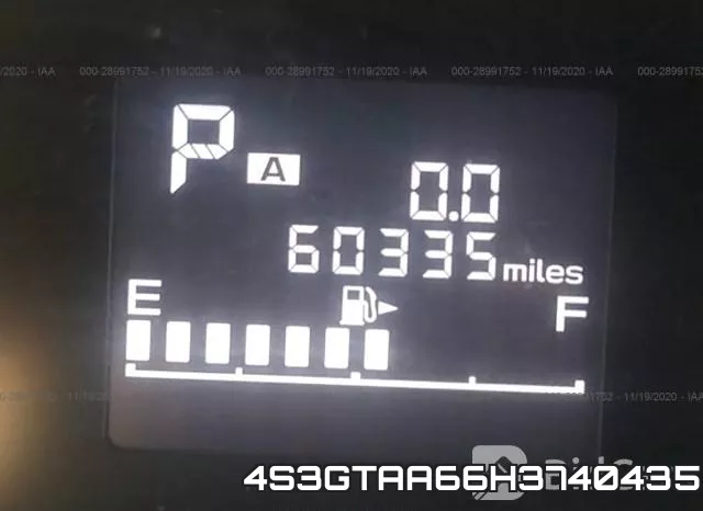 4S3GTAA66H3740435