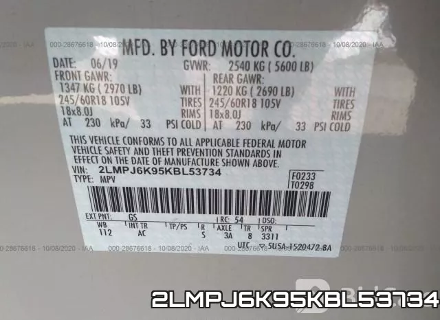 2LMPJ6K95KBL53734