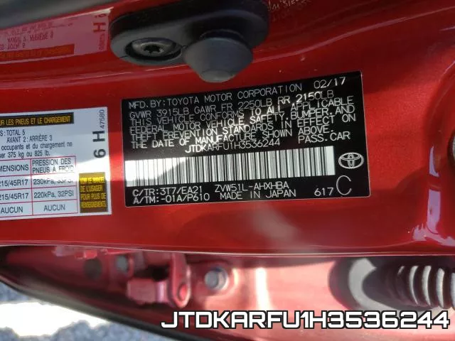 JTDKARFU1H3536244