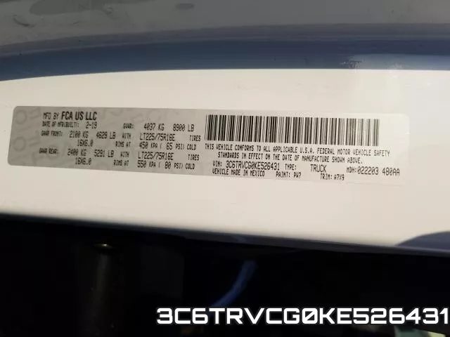 3C6TRVCG0KE526431