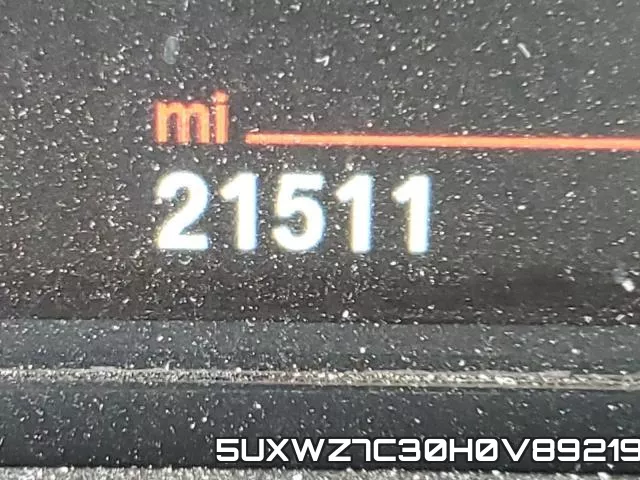 5UXWZ7C30H0V89219