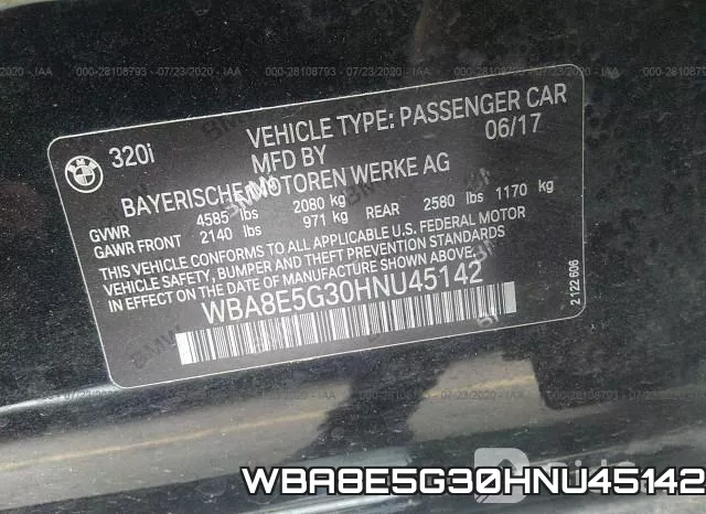 WBA8E5G30HNU45142
