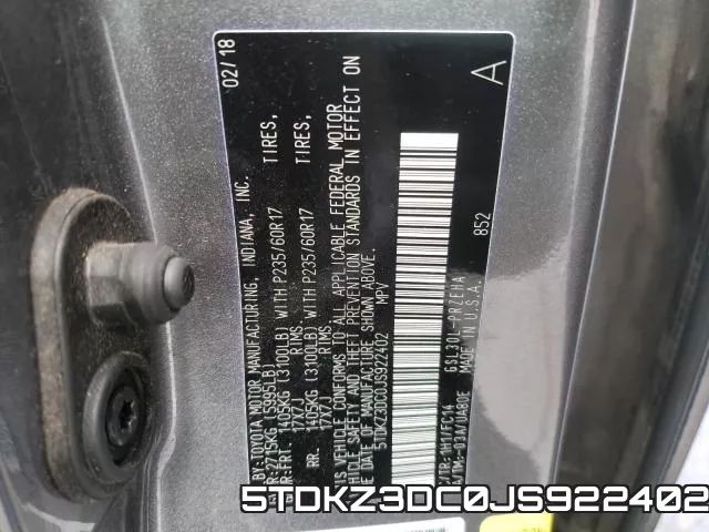 5TDKZ3DC0JS922402
