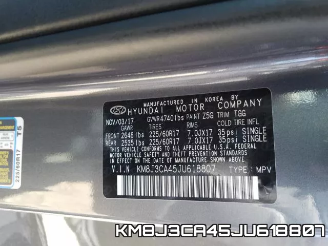 KM8J3CA45JU618807