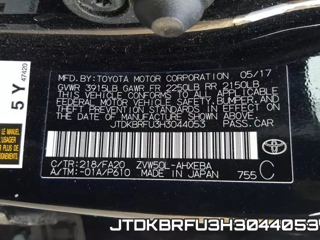 JTDKBRFU3H3044053