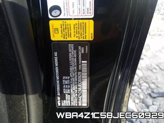 WBA4Z1C58JEC60929