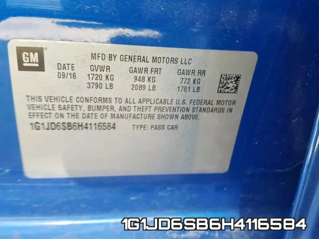 1G1JD6SB6H4116584