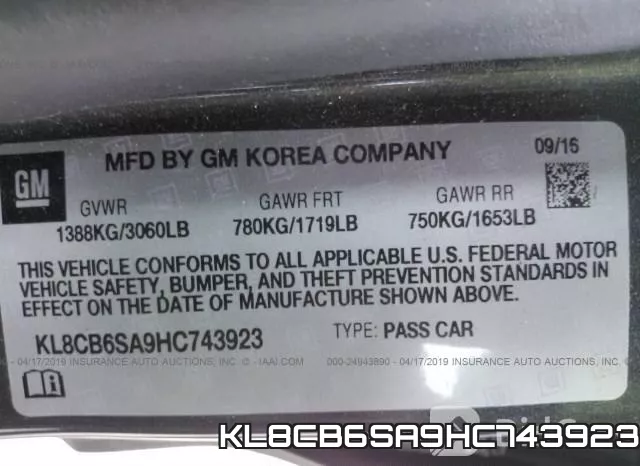 KL8CB6SA9HC743923