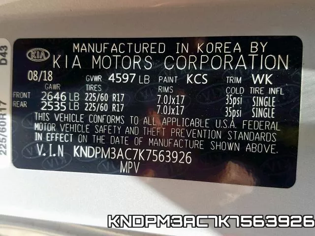 KNDPM3AC7K7563926