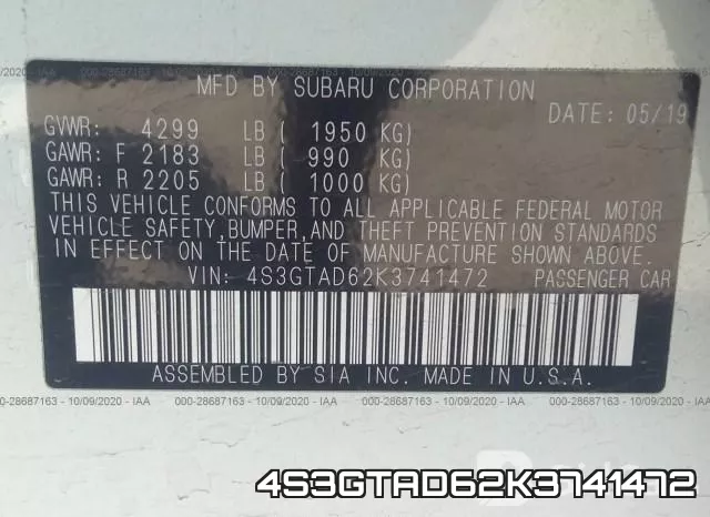 4S3GTAD62K3741472