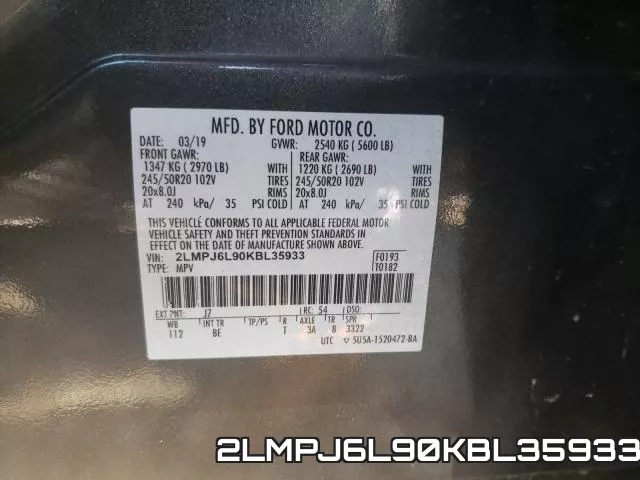 2LMPJ6L90KBL35933
