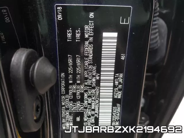 JTJBARBZXK2194692