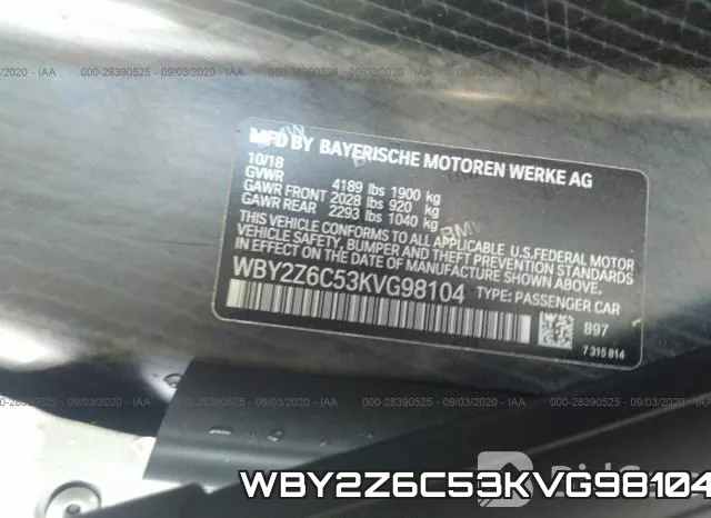 WBY2Z6C53KVG98104