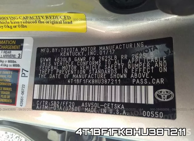 4T1BF1FK8HU387211