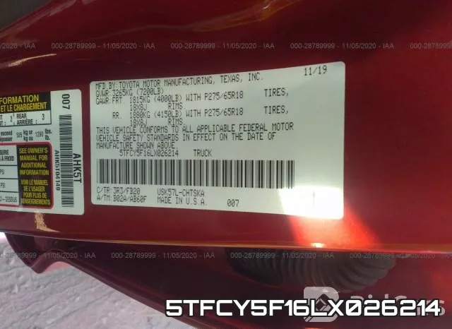 5TFCY5F16LX026214