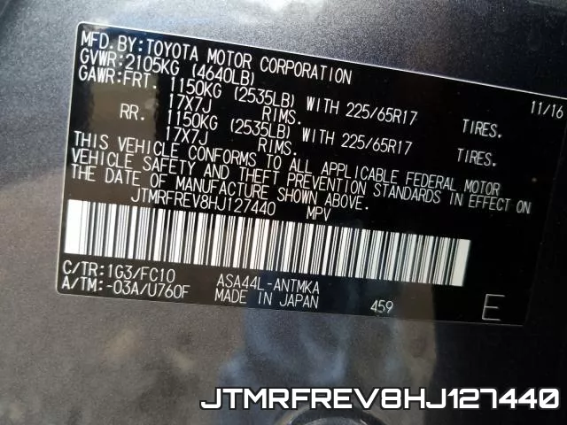 JTMRFREV8HJ127440