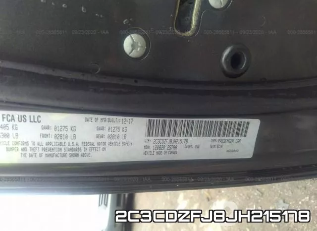 2C3CDZFJ8JH215178