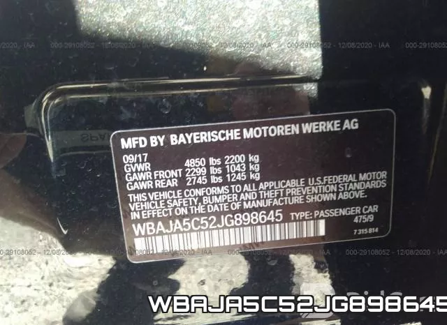 WBAJA5C52JG898645