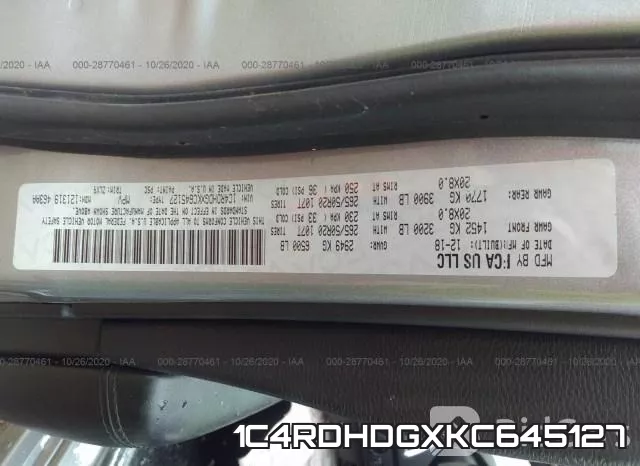 1C4RDHDGXKC645127