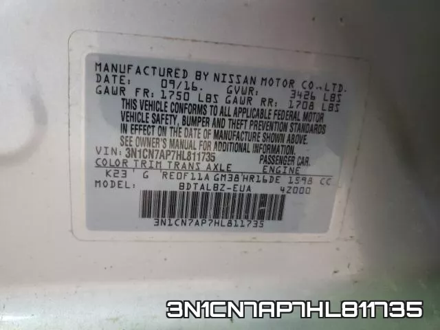 3N1CN7AP7HL811735