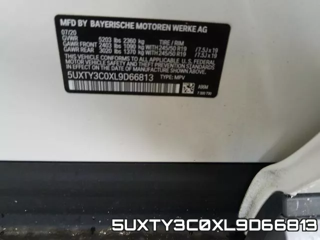 5UXTY3C0XL9D66813