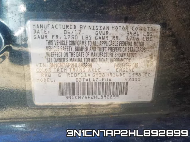 3N1CN7AP2HL892899