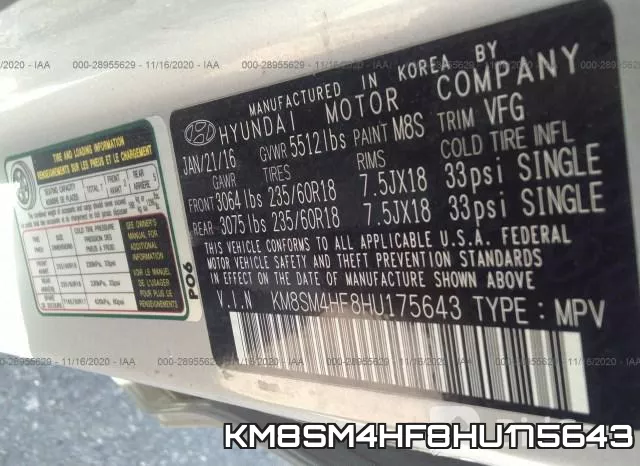 KM8SM4HF8HU175643