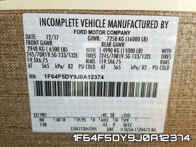 1F64F5DY9J0A12374