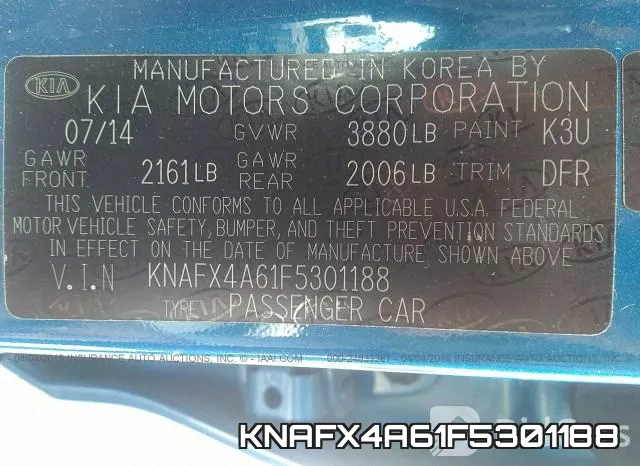 KNAFX4A61F5301188