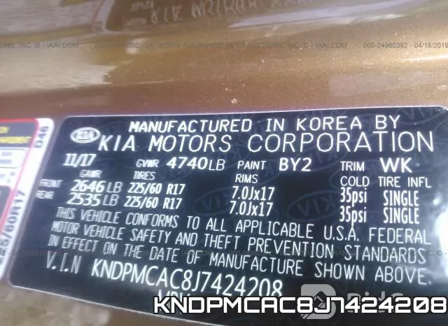 KNDPMCAC8J7424208