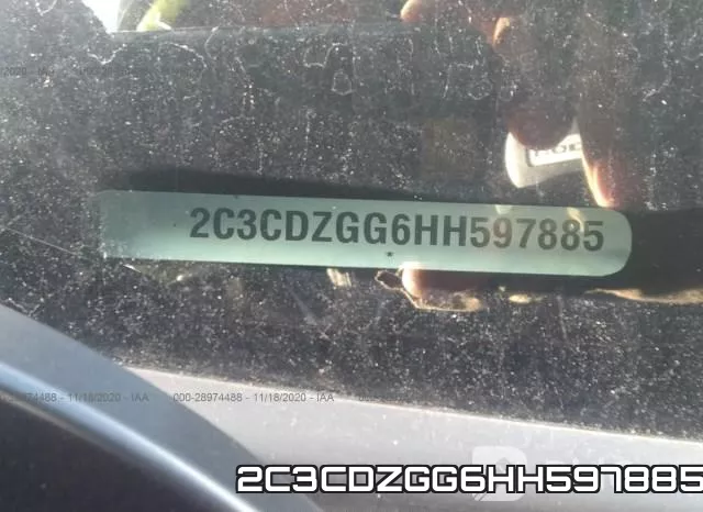 2C3CDZGG6HH597885