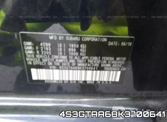 4S3GTAA68K3700641