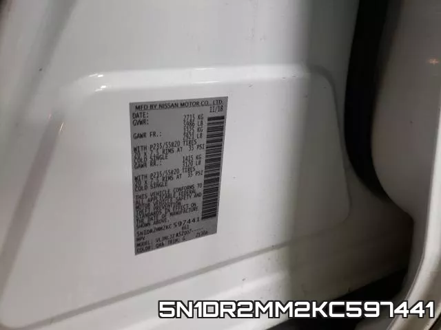 5N1DR2MM2KC597441