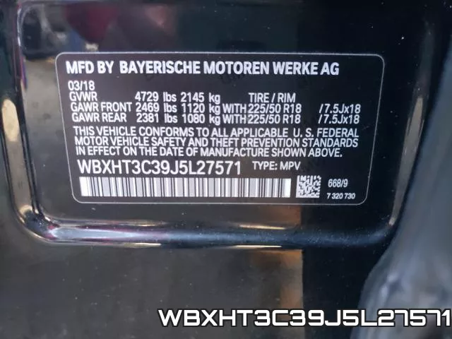 WBXHT3C39J5L27571