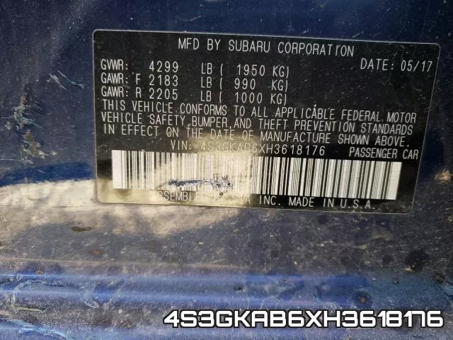 4S3GKAB6XH3618176