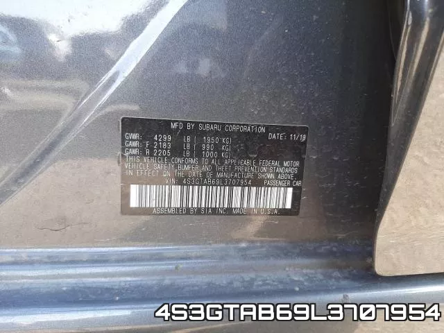 4S3GTAB69L3707954