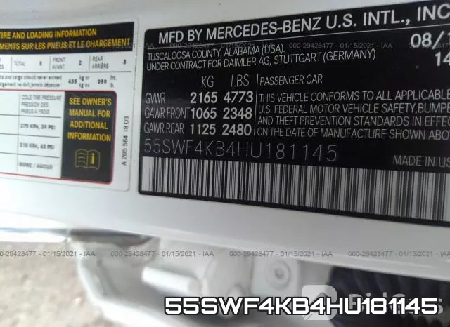 55SWF4KB4HU181145