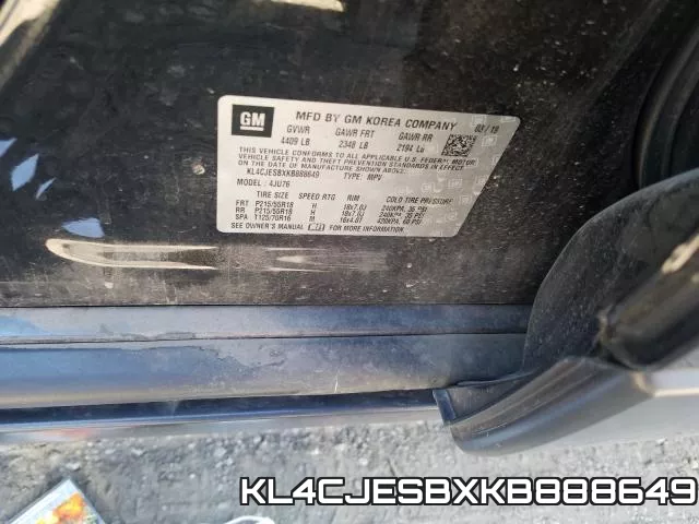 KL4CJESBXKB888649