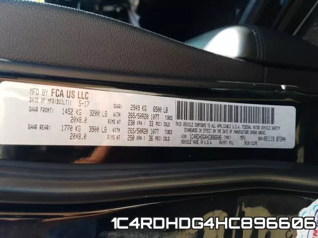 1C4RDHDG4HC896606