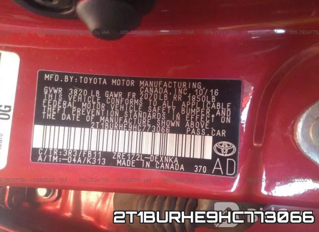 2T1BURHE9HC773066