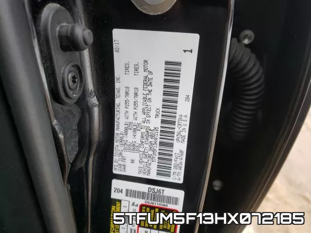 5TFUM5F13HX072185