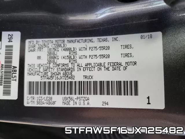 5TFAW5F16JX725482