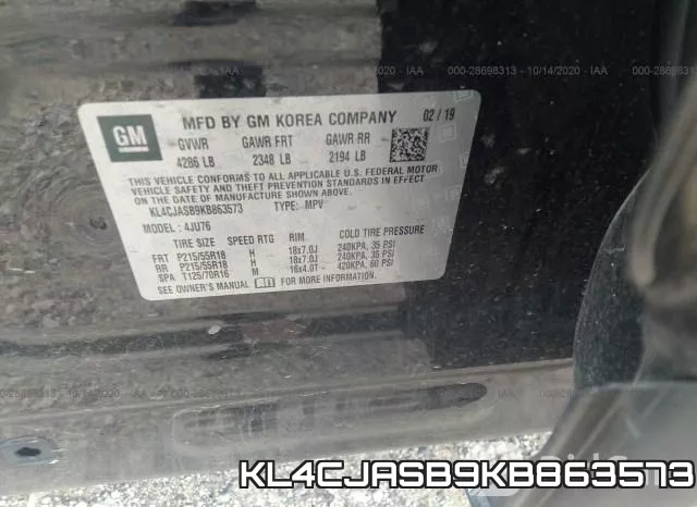 KL4CJASB9KB863573