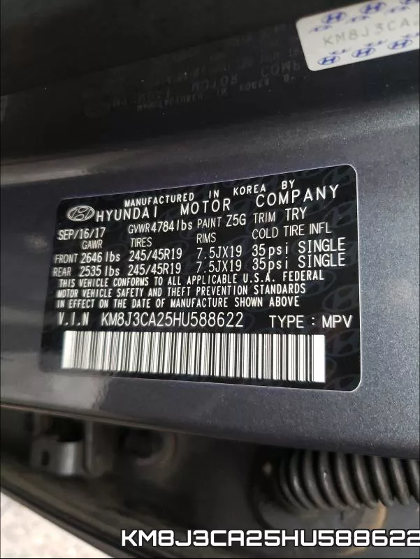 KM8J3CA25HU588622