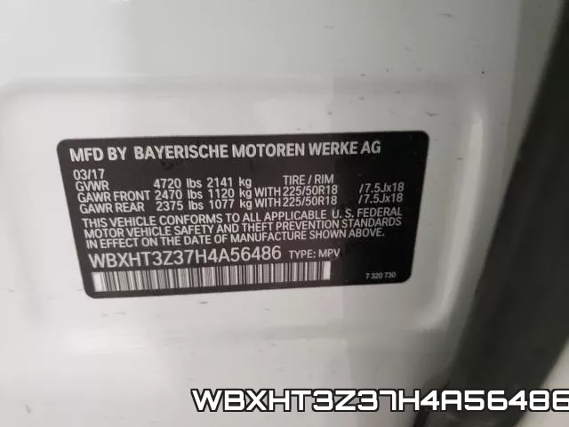 WBXHT3Z37H4A56486