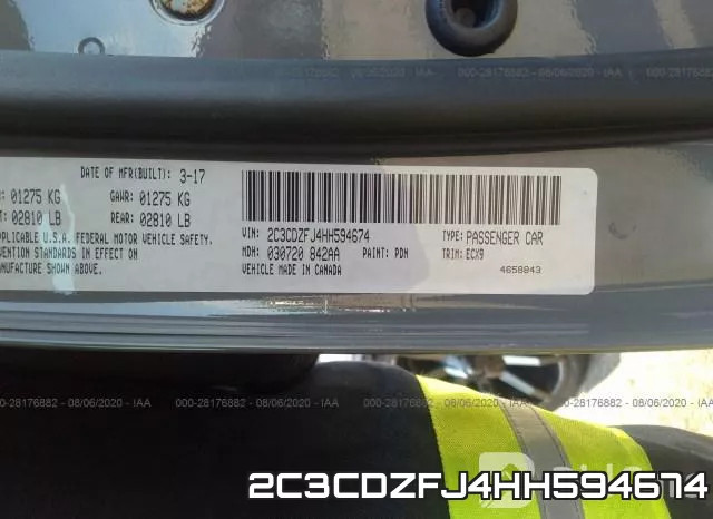2C3CDZFJ4HH594674