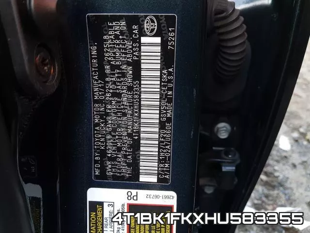 4T1BK1FKXHU583355