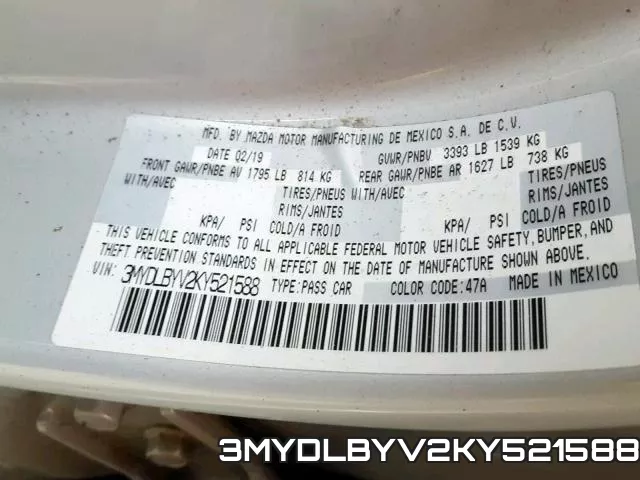 3MYDLBYV2KY521588
